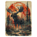 Native Moose Sherpa Blanket