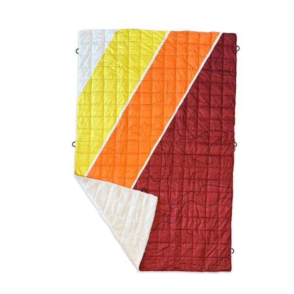 Toyota Heritage Racing Stripes Puffy Sherpa Blanket