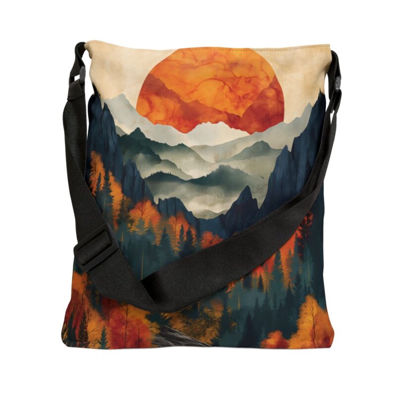 Smokey Mountains Adjustable Tote Bag