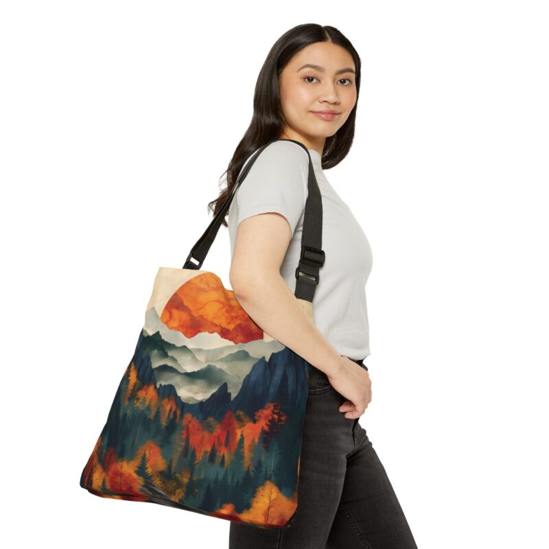 Smokey Mountains Adjustable Tote Bag