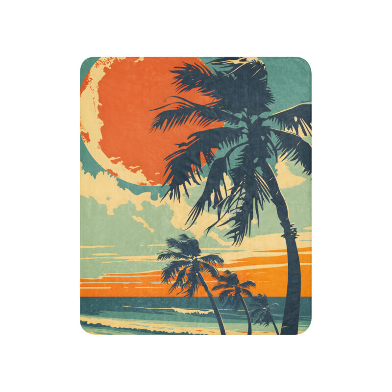 Beach Dreamin' Sherpa Blanket