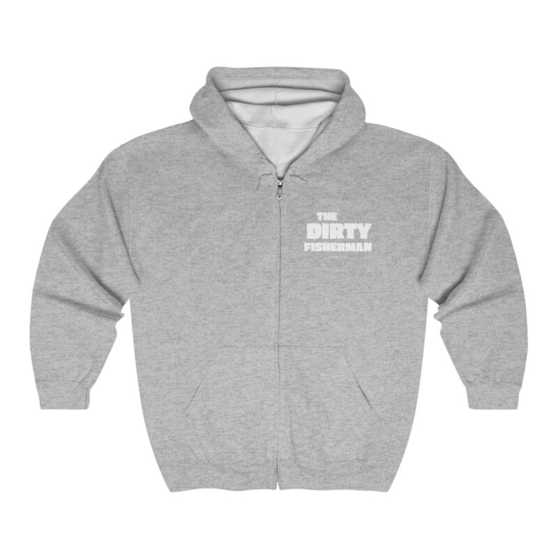 The Dirty Fisherman Fish Heavy Blend™ Full Zip Hooded Sweatshirt