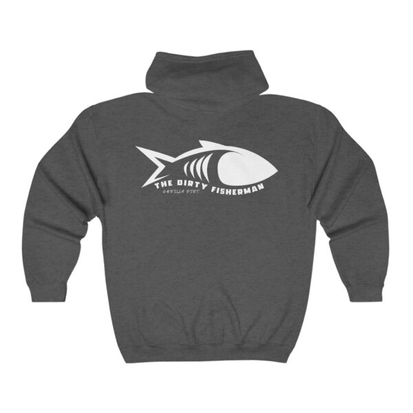 The Dirty Fisherman Fish Heavy Blend™ Full Zip Hooded Sweatshirt