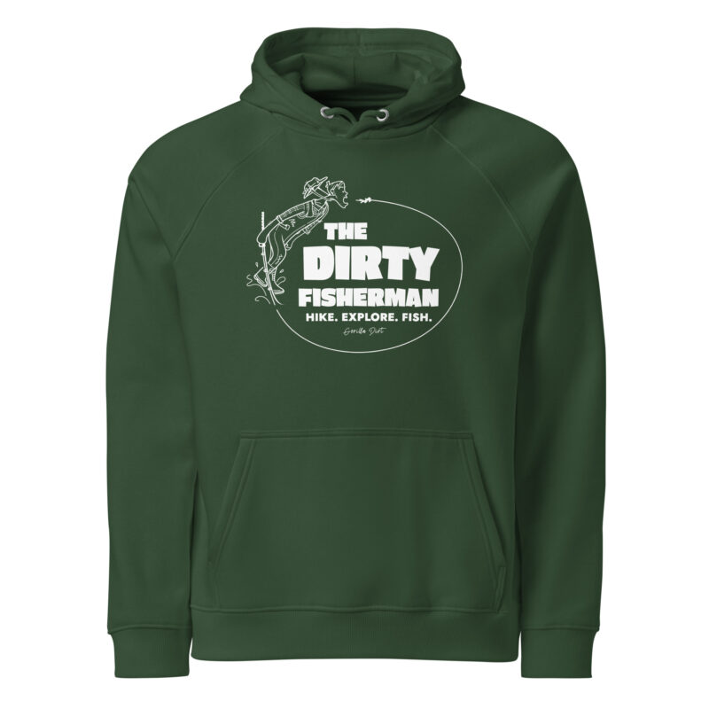 The Dirty Fisherman Unisex Eco Raglan Hoodie