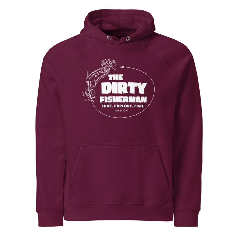 The Dirty Fisherman Unisex Eco Raglan Hoodie