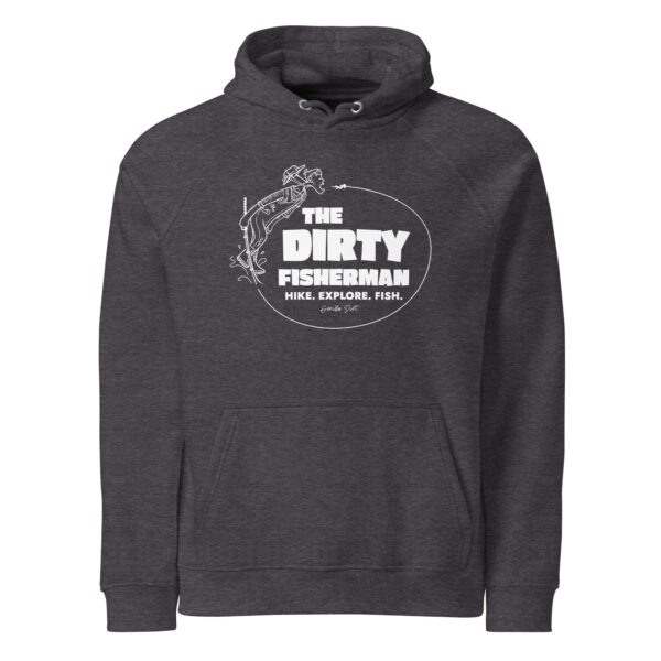 The Dirty Fisherman Unisex Eco Raglan Hoodie