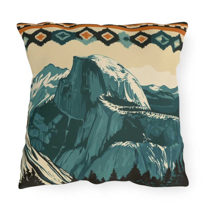 National Park Series - Yosemite Mountains Pillow