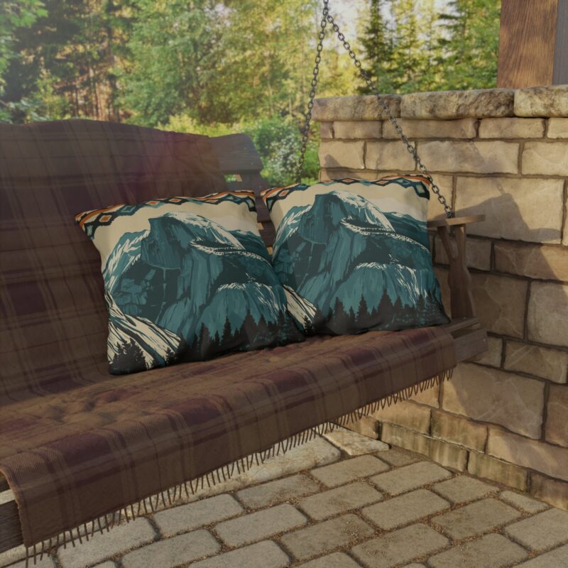 National Park Series - Yosemite Mountains Pillow