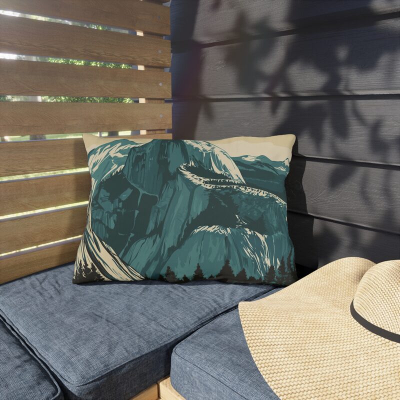 National Park Series - Yosemite Mountains Pillow