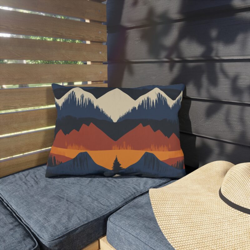 National Park Series - Rocky Mountains Pillow