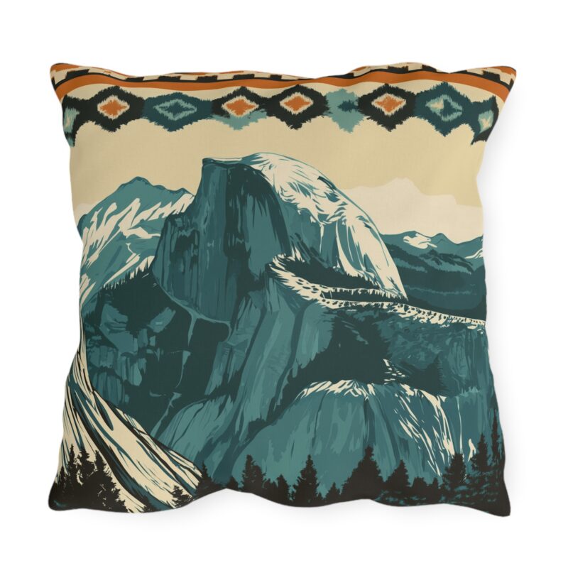 National Park Series - Yosemite Mountains Pillow