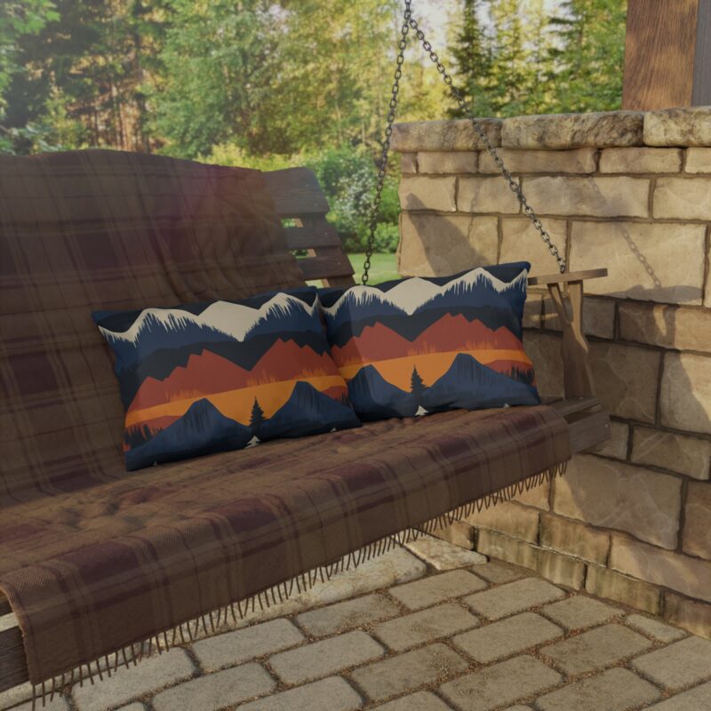 National Park Series - Rocky Mountains Pillow