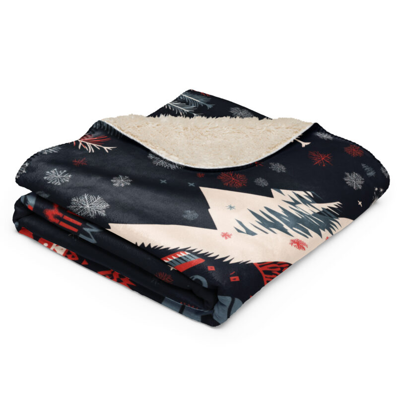 Holiday Ugly Sherpa Blanket - 2024