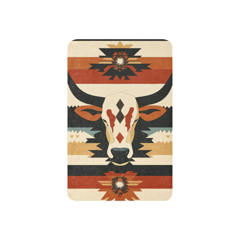 Southwest Ranch Sherpa Blanket