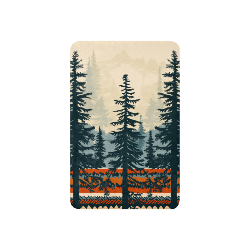 Lodge Forest Sherpa Blanket