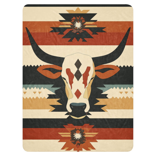 Southwest Ranch Sherpa Blanket