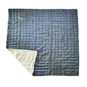 Overland Comforter - Grey Topographic