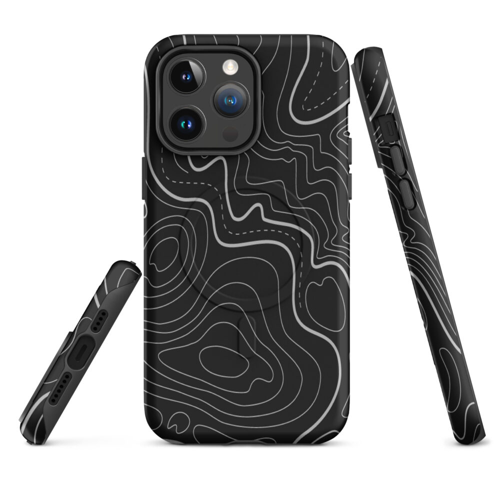 Dark Topographic MagSafe Phone Case Gorilla Dirt dark-topographic-magsafe-phone-case-gorilla-dirt