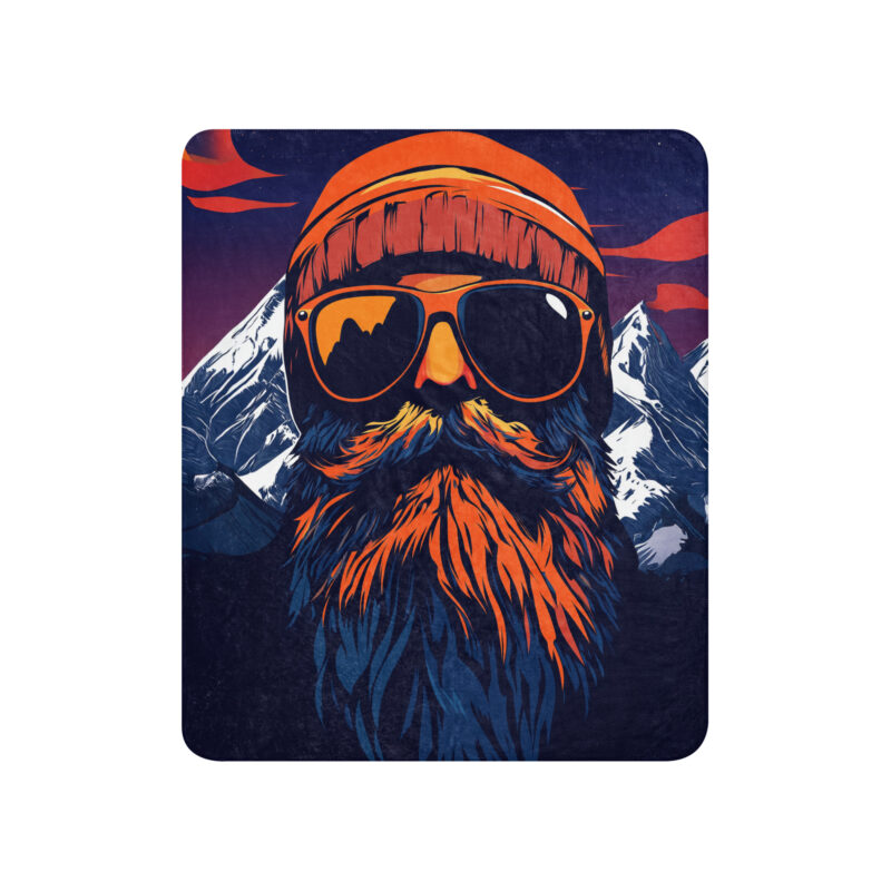 Mountain Man Sherpa Blanket