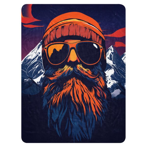 Mountain Man Sherpa Blanket
