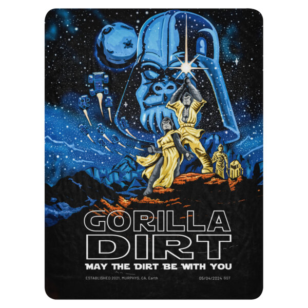 May The Dirt Be With You Sherpa Blanket