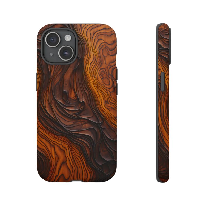 Topo Wood Phone Case