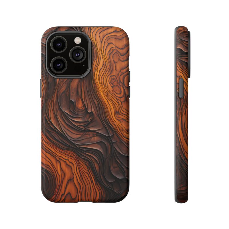 Topo Wood Phone Case