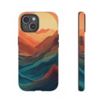 Abstract Mountains Phone Case