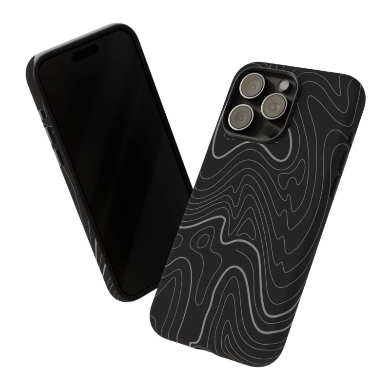 Dark Topo Phone Case