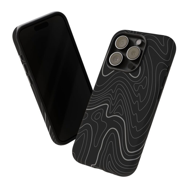 Dark Topo Phone Case