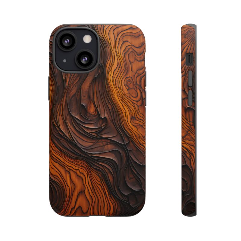 Topo Wood Phone Case