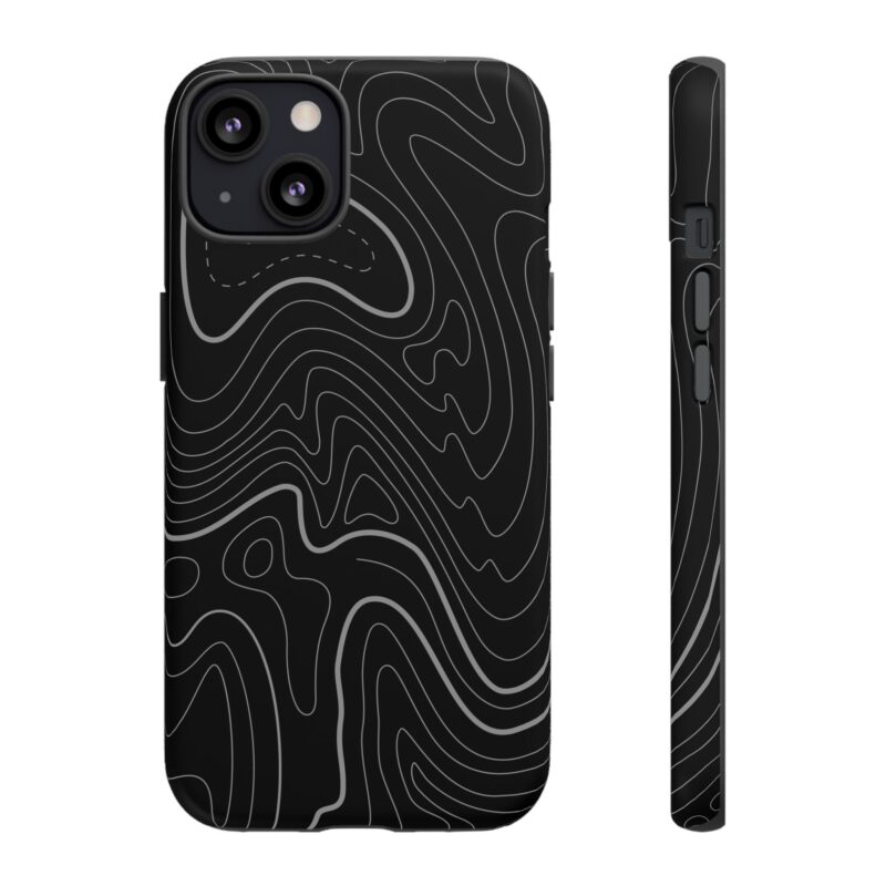 Dark Topo Phone Case