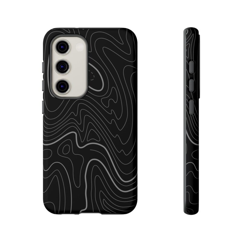 Dark Topo Phone Case