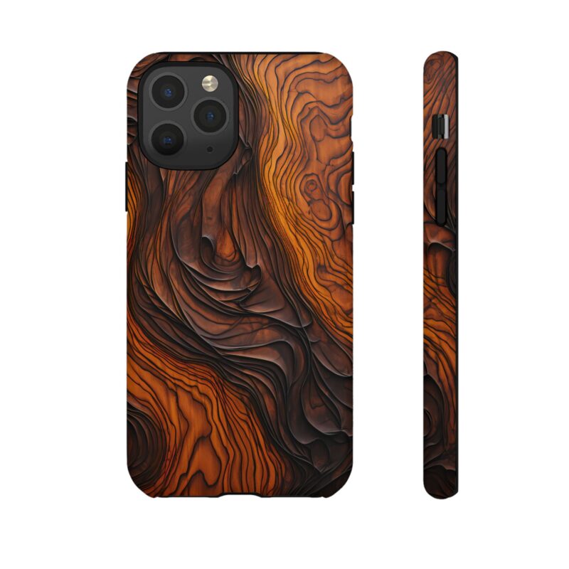 Topo Wood Phone Case