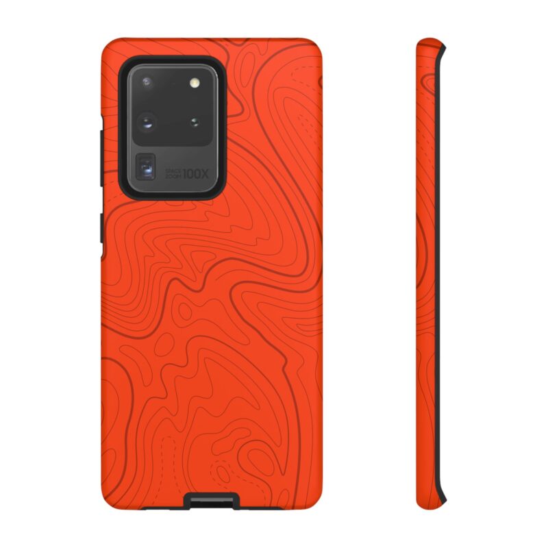 Hunter Orange Topo Phone Case