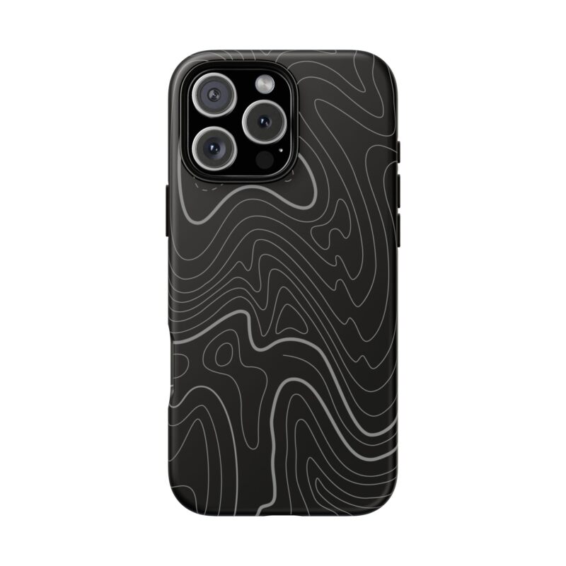 Dark Topo Phone Case