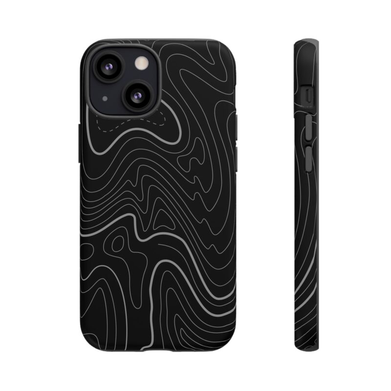 Dark Topo Phone Case
