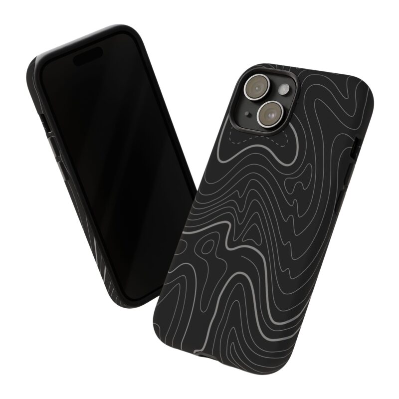 Dark Topo Phone Case