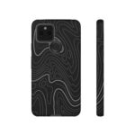 Dark Topo Phone Case