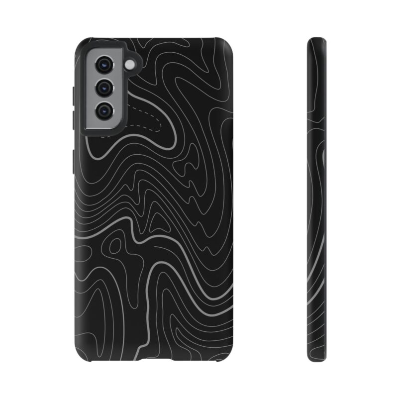 Dark Topo Phone Case