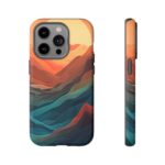 Abstract Mountains Phone Case