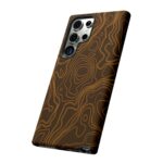 Brown Topo Phone Case