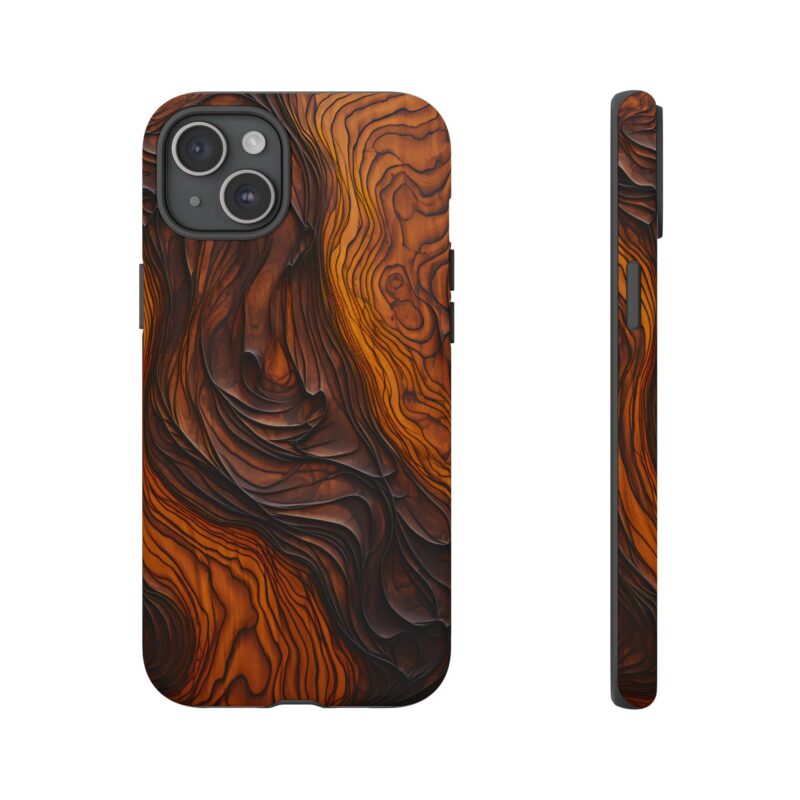 Topo Wood Phone Case