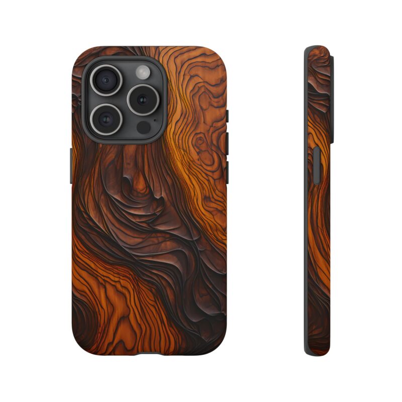 Topo Wood Phone Case