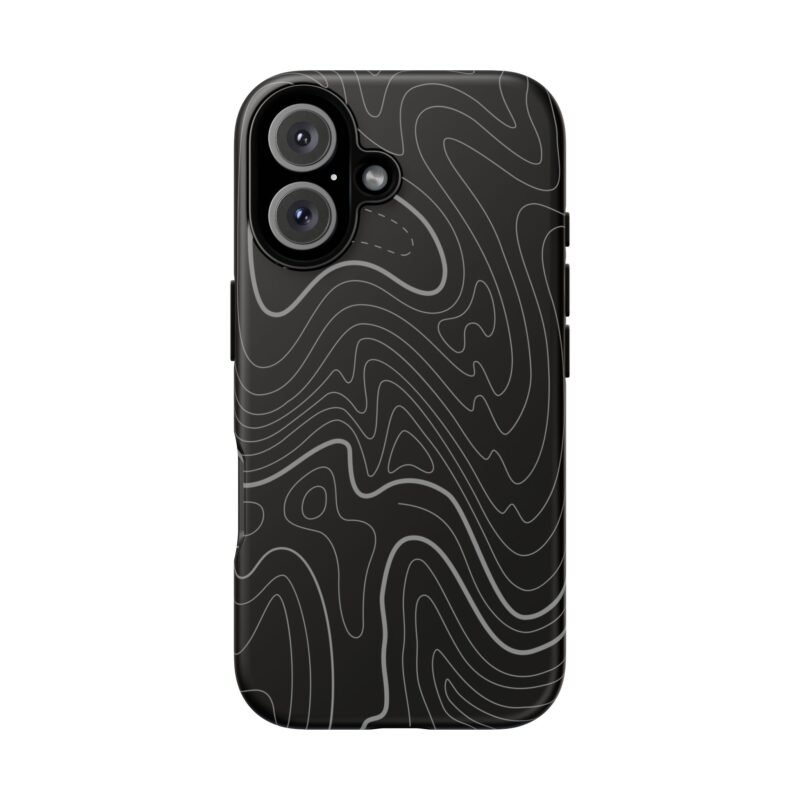 Dark Topo Phone Case