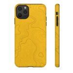 Yellow Topo Phone Case
