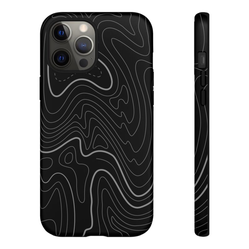 Dark Topo Phone Case