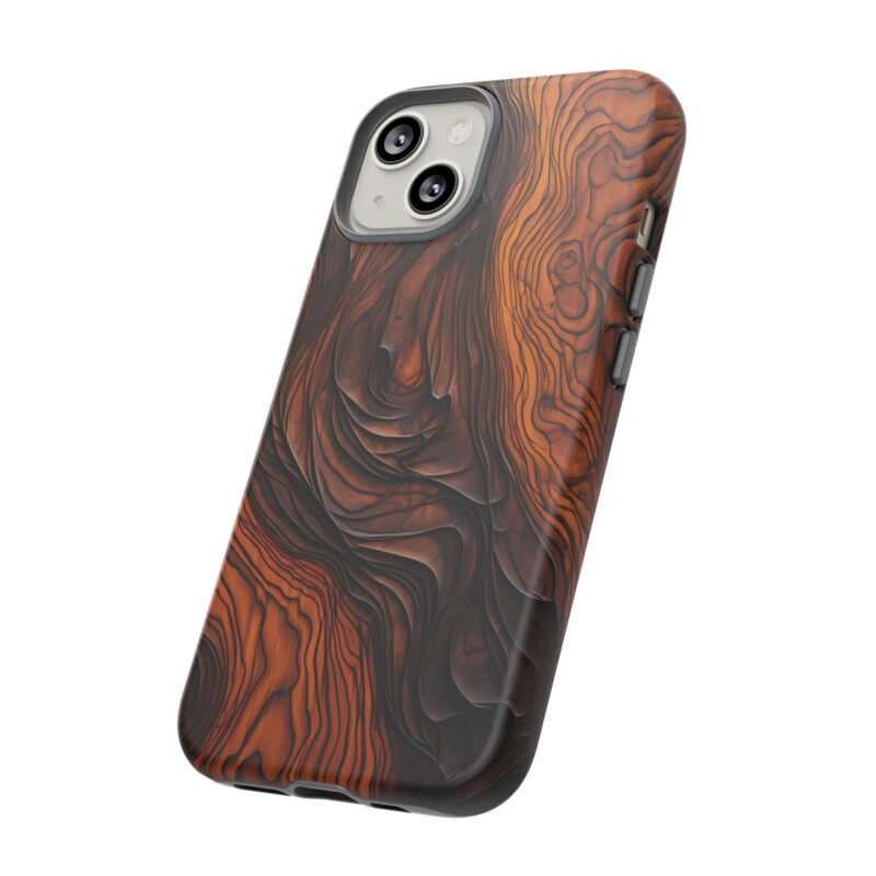 Topo Wood Phone Case