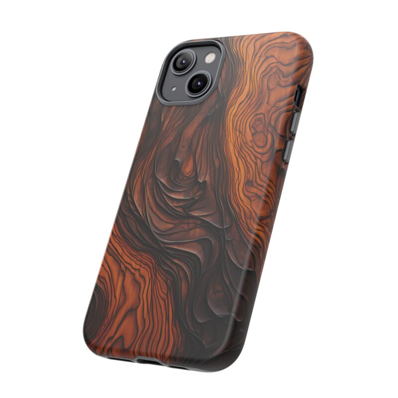 Topo Wood Phone Case