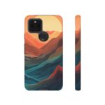 Abstract Mountains Phone Case